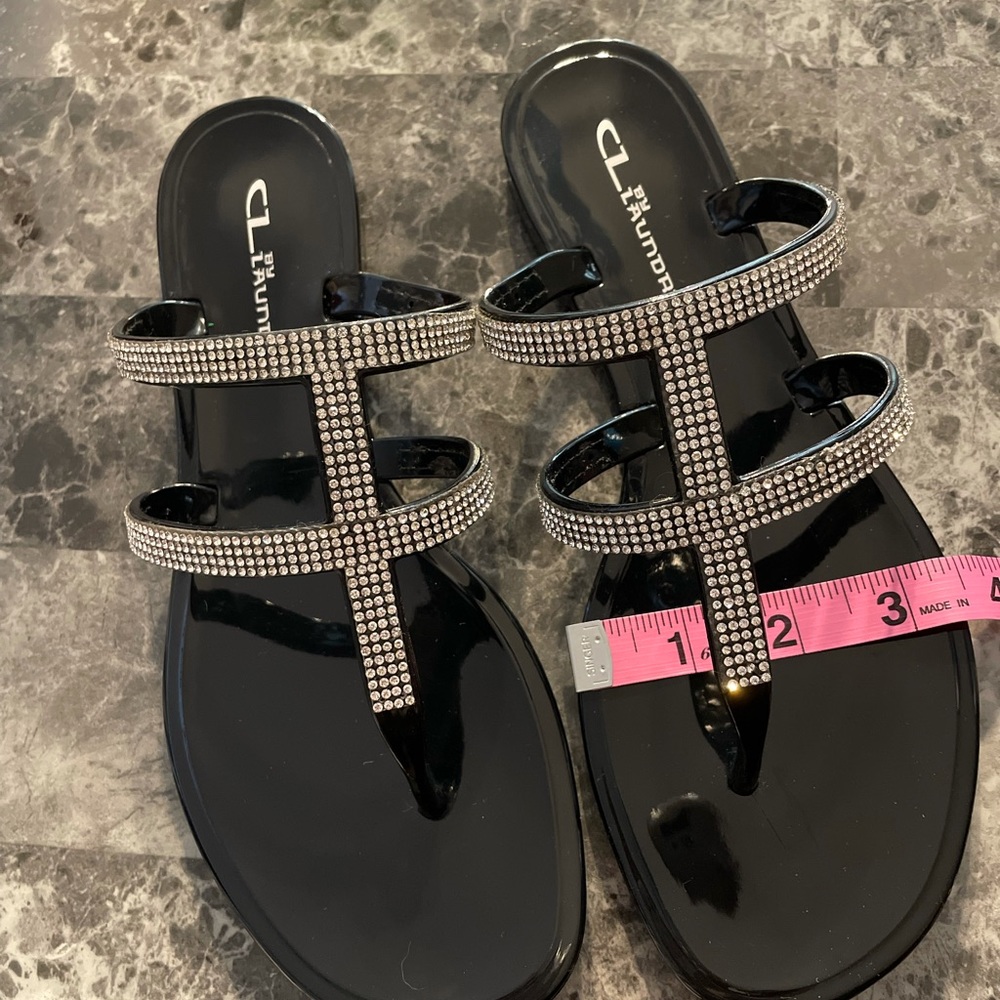 Chinese Laundry Black Sandals size 7 - Picture 7 of 7